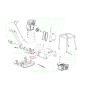 27 Кронштейн рукоятки для виброплиты C-160S(R) (Control lever connecting plate)