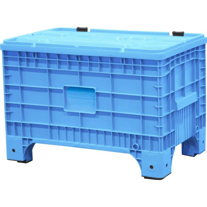 Big Box 1017х636х673 на ножках, с крышкой на петлях, арт. B-Box 1065 Mini голубой CH, код: 21283