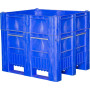 BoxPallet 1200x1000x1035 мм сплошной на полозьях, арт. C-Box 1210 S (1035) серый, код: 20260