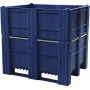 BoxPallet 1200х1000х1140 мм сплошной зеленый, арт. 11-100-НА-АСЕ (1140), код: 08637