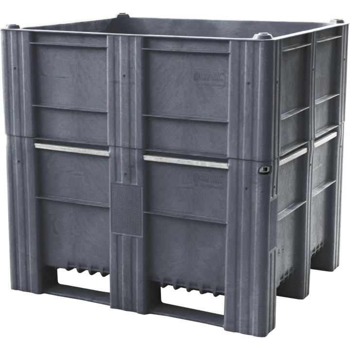 BoxPallet 1200х1000х1140мм сплошной, арт. 11-100-НА-АСЕ (1140), код: 06804