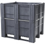 BoxPallet 1200х1000х1140 мм сплошной зеленый, арт. 11-100-НА-АСЕ (1140), код: 08637