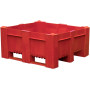 BoxPallet 1200х1000х540 мм сплошной желтый, арт. 11-100-LA (540), код: 04113