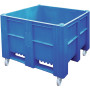 BoxPallet 1200х1000х900 мм сплошной на колесах желтый, арт. 11-100-WA ACE (Вар.1) , код: 07393
