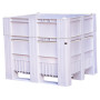 BoxPallet 1200x1000x1035 мм сплошной на полозьях, арт. C-Box 1210 S (1035) серый, код: 20260