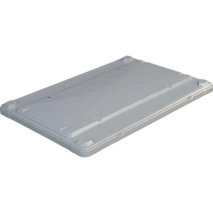 Крышка для BoxPallet 1225х825х80 мм серая, арт. крышка 800, код: 02336